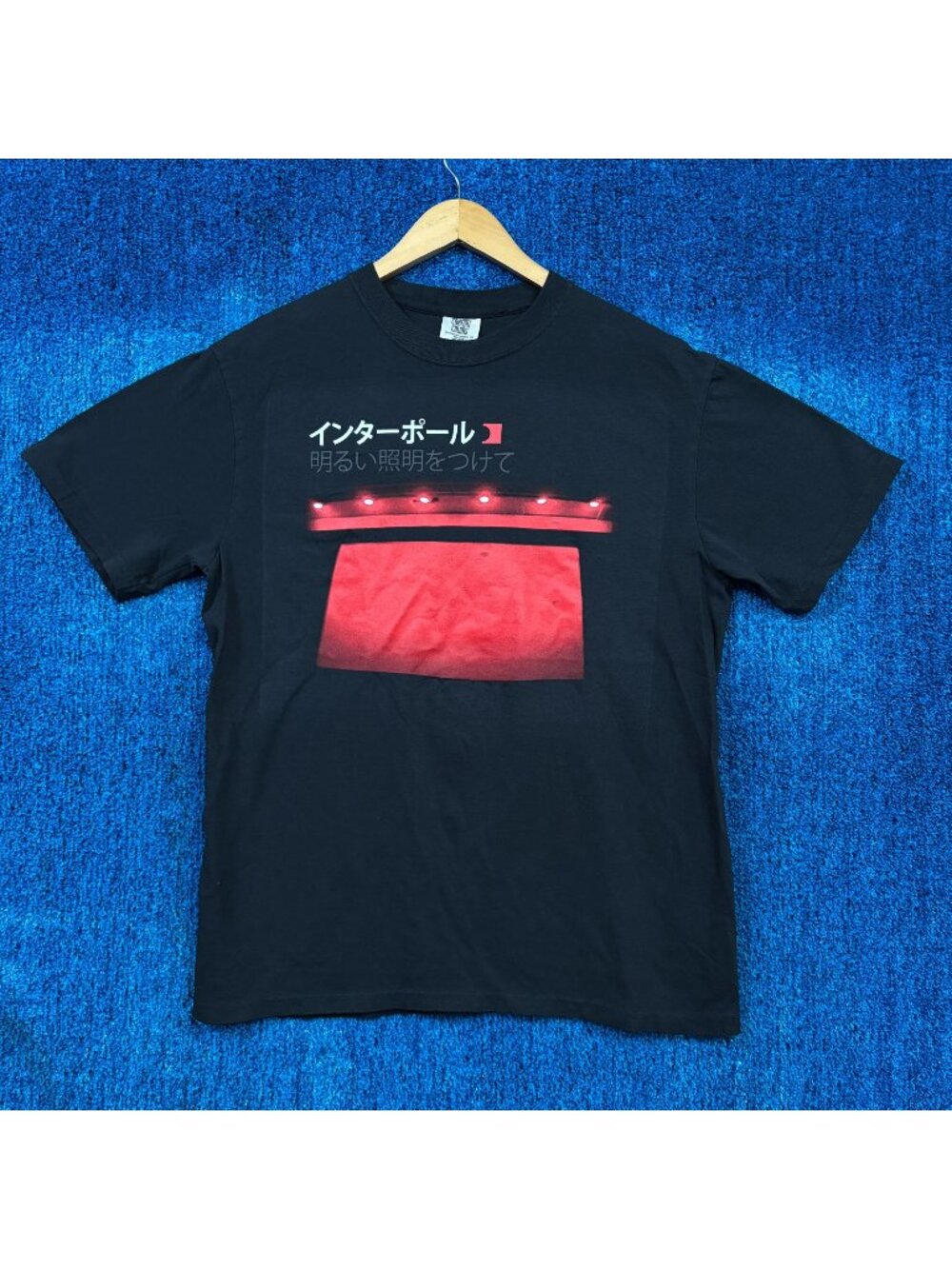 Interpol Japanese Graphic T-Shirt Size Large